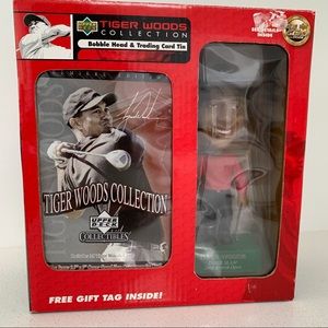 Upper Deck Tiger Woods (British Open) Bobble Head and Card Tin (no cards)